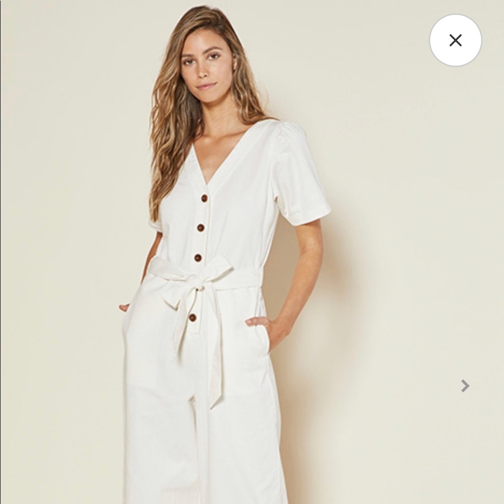 100% Organic Cotton Denim Jumpsuit